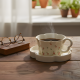 Porcelain Mug & Saucer